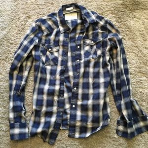 American Eagle Outfitters - XS Blue & White Shirt